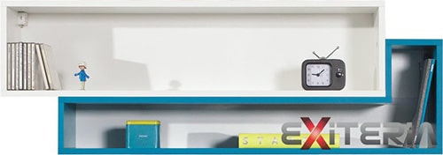 Polica do detskej izby - biela