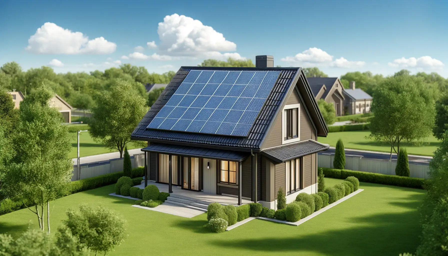 Dom so solárnou strechou