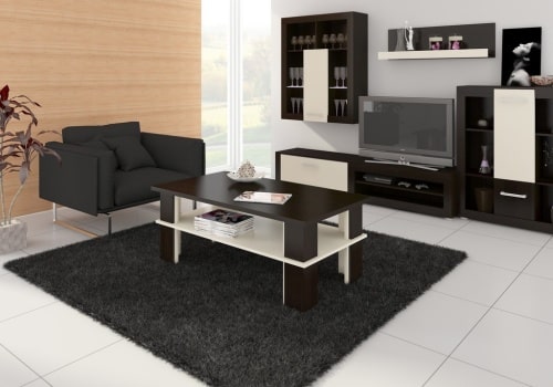 Drevený konferenčný stolík s led osvetlením