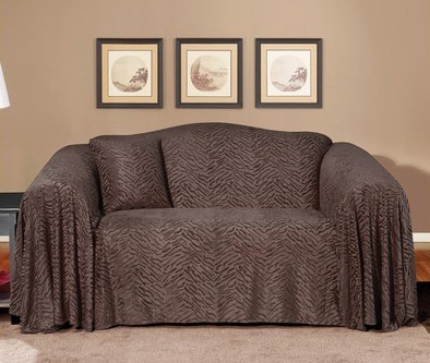 Hnedý poťah na sedačku