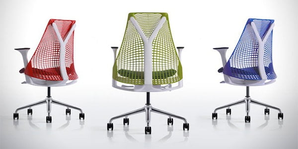 Moderné kreslo - sieťové operadlo