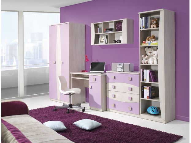 Lacná dievčenská detská izba