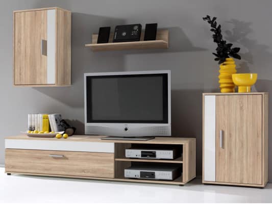 Lacná obývacia stena