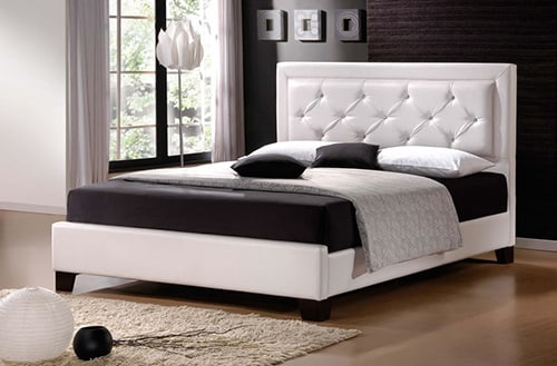 Luxusná kožená posteľ