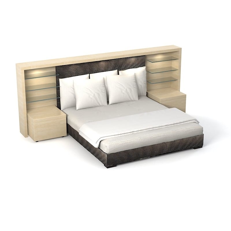 Drevena manzelska postel