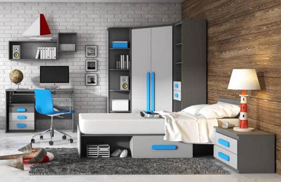 Moderná detská izba pre študenta