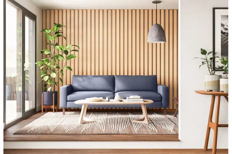 Moderná feng šuej obývačka