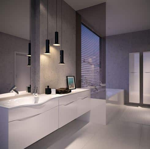 Moderná skrinka pod umývadlo