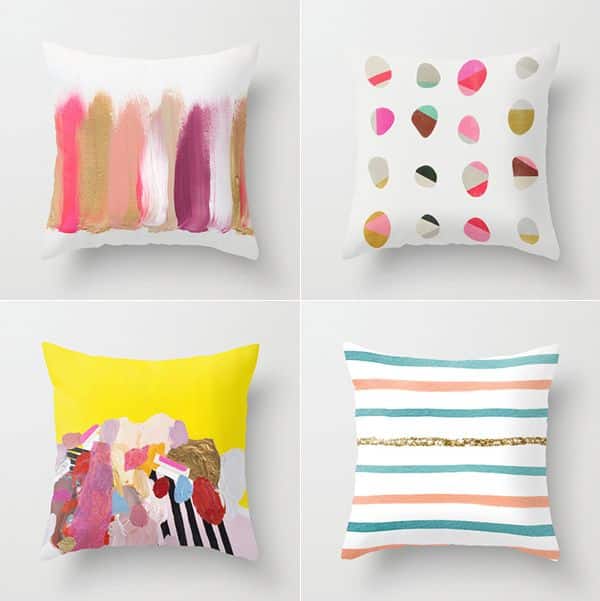 Moderné dekoračné vankúše