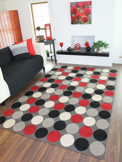 Kusovy koberec - vzor kruhy