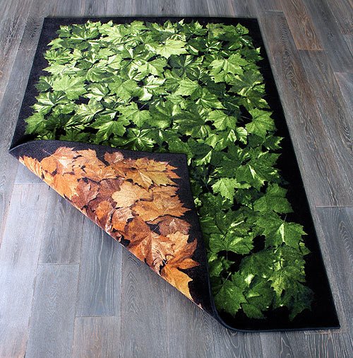 Obojstranny kusovy koberec