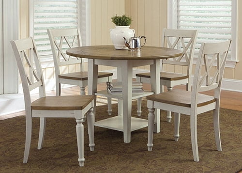 Okruhy jedalensky stol - dreveny