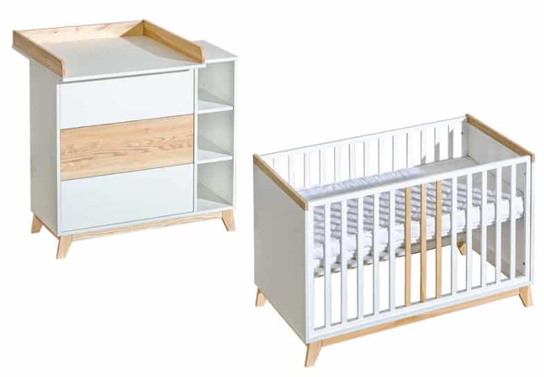 Postieľka s komodou