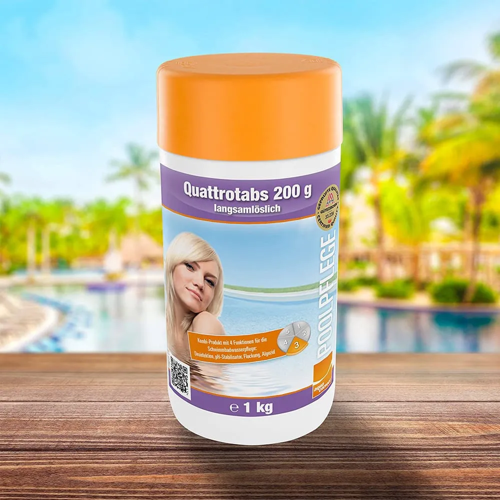 Pomalorozpustné chlórové tablety Steinbach Quattrotabs