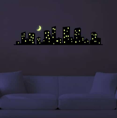 Svietiaca nalepka - mesto