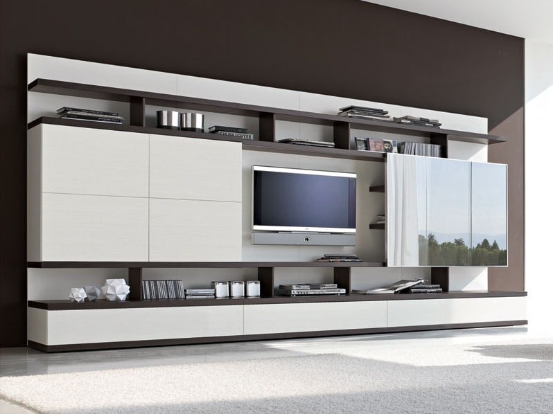 Typizovaná obývacia stena