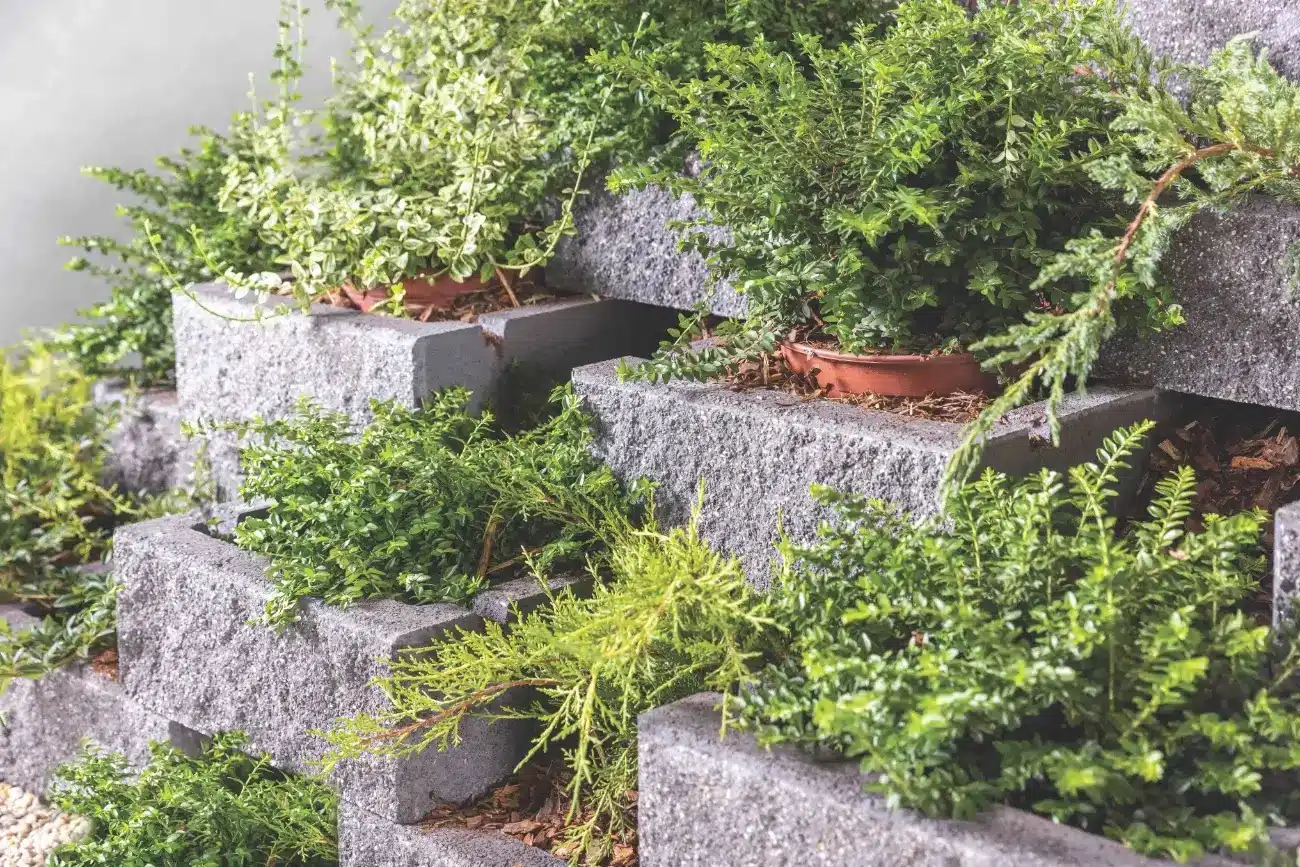 Viacúčelový záhradný prvok Castrum Multiblok