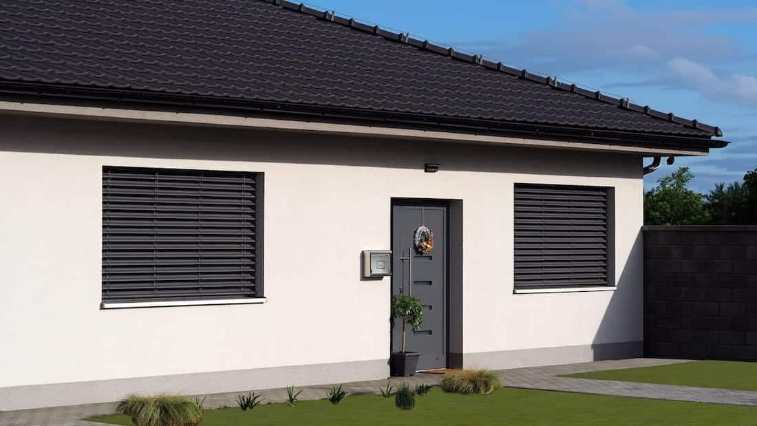 Vonkajšie žalúzie na dome