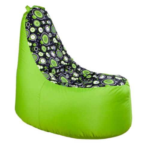 Zelený sedací vak